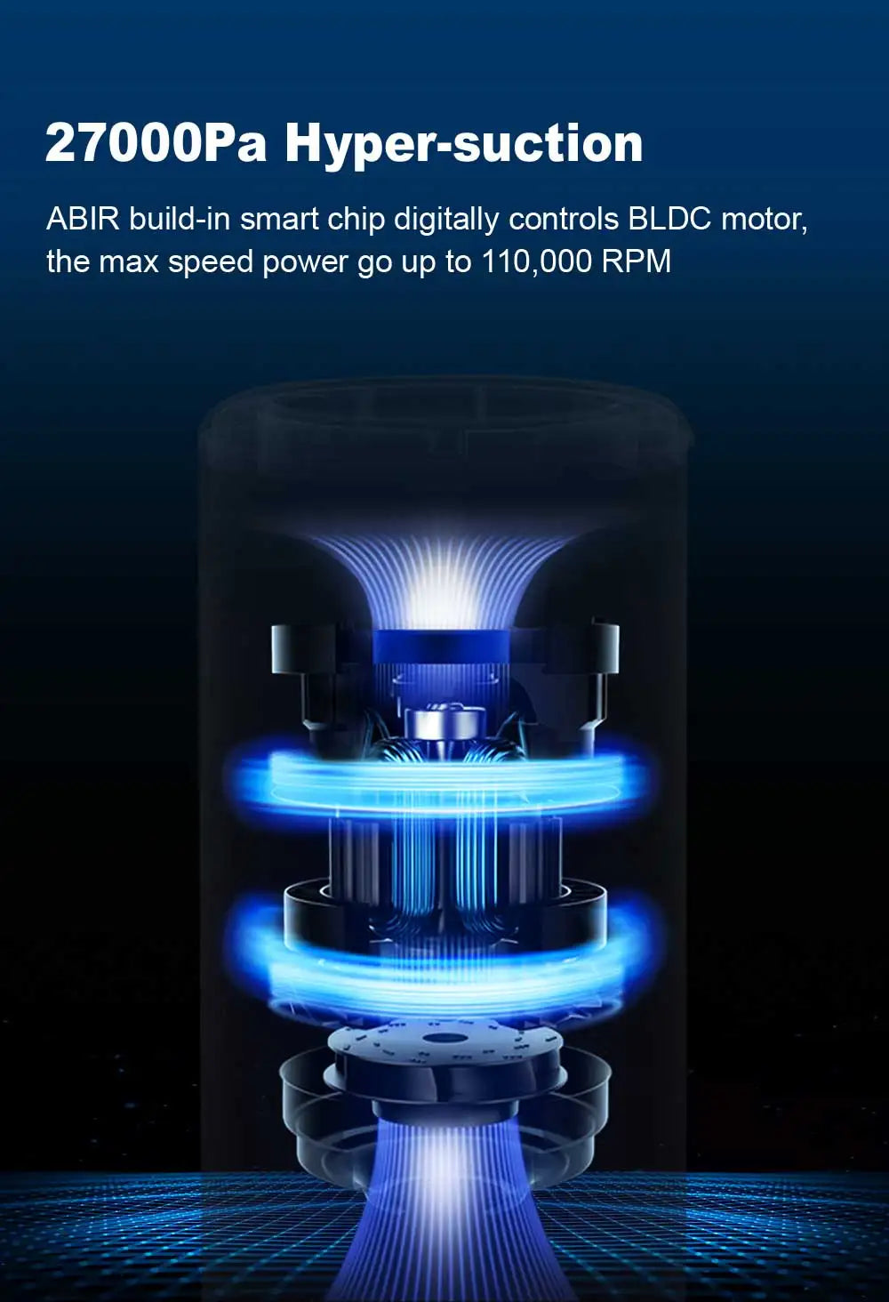 Cordless Handheld Vacuum Cleaner 27000PA - Image 7