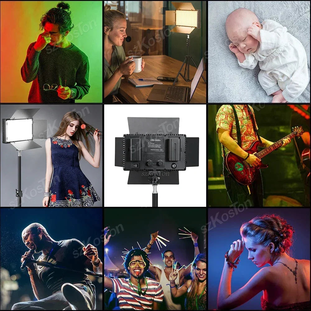 U600 RGB LED Photo Studio Light - Image 2