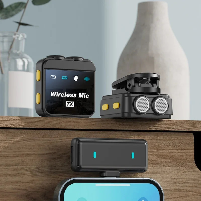 2025 Wireless Lavalier Microphone with Charging Box - Image 3