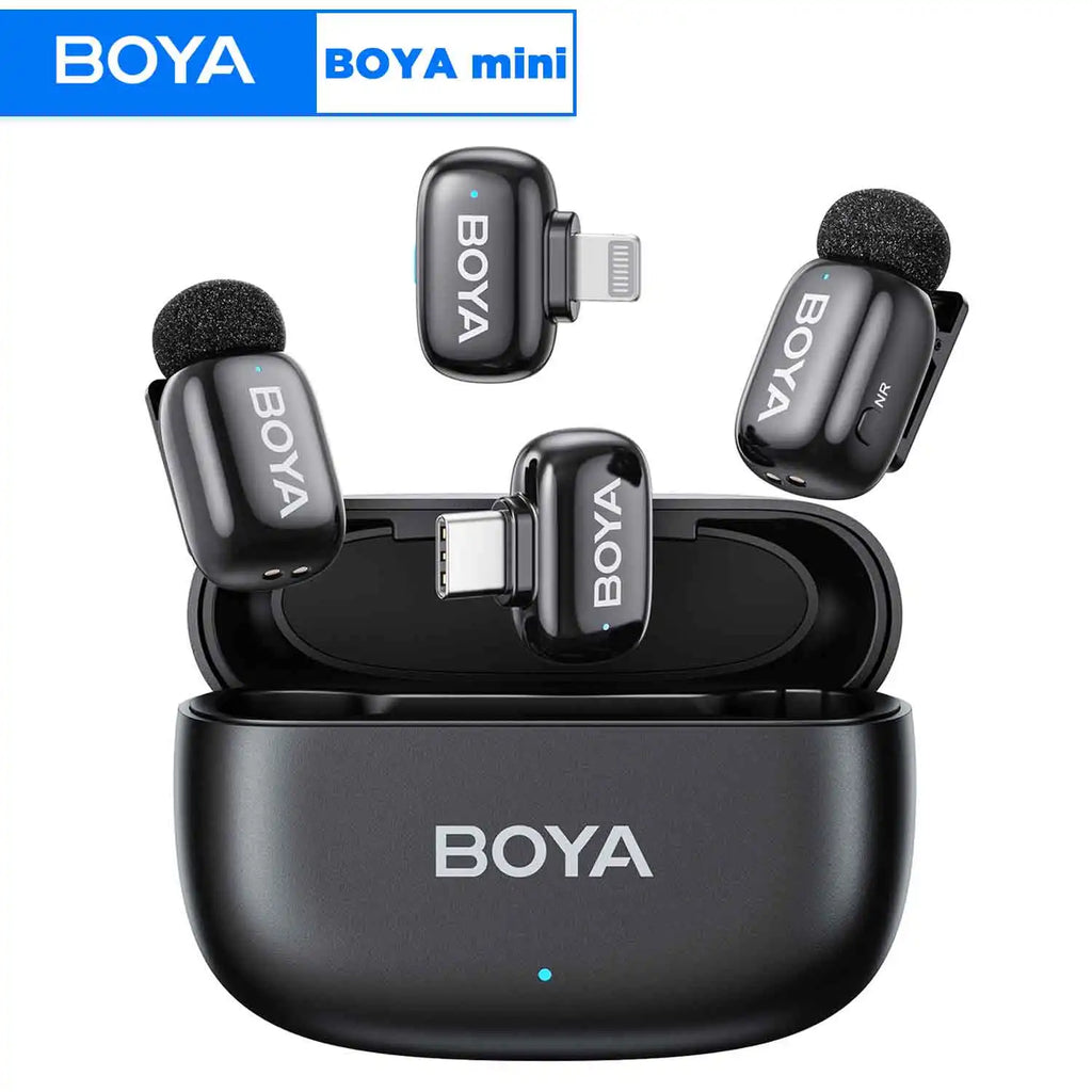 BOYA Mini Wireless Lavalier Lapel Microphone