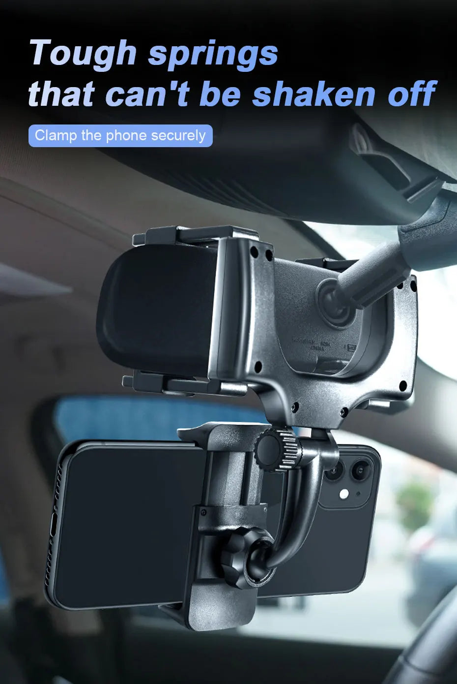 SEAMETAL Rearview Mirror Phone Holder for Car - Image 7