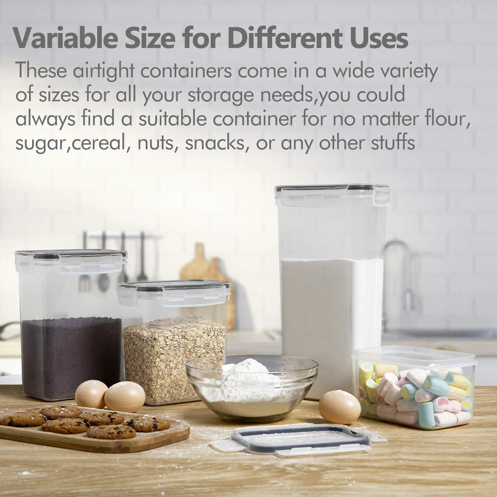 5Pcs Food Storage Containers with Lids - Image 9