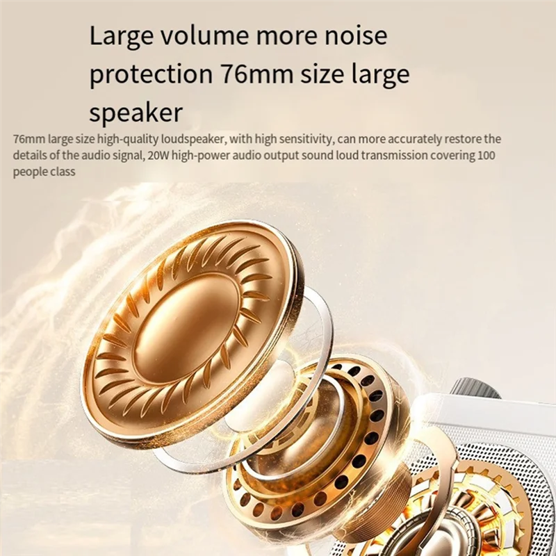 Wireless Megaphone Speaker Voice Amplifier with Lavalier Microphone - Image 6