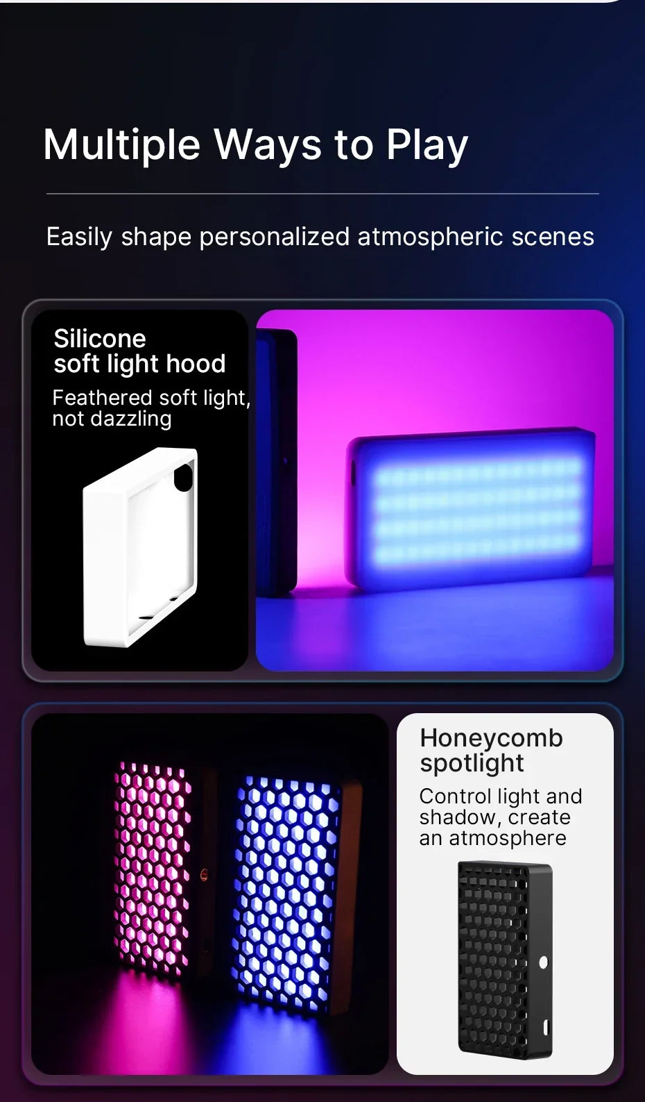 Ulanzi LT002 7" RGB Pocket Fill Light - Image 20