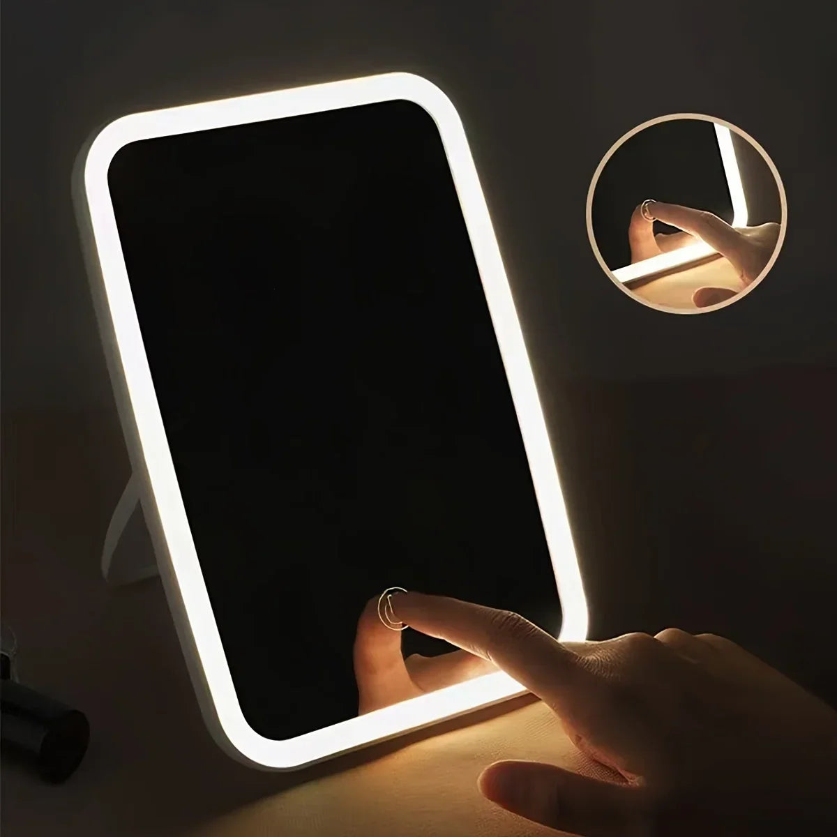 LED Makeup Mirror with Touch Sensor - Image 2