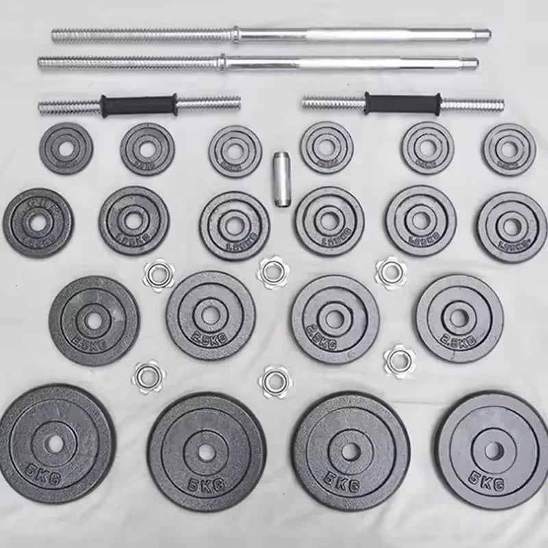 10kg-30kg Adjustable Cast Iron Dumbbells Set - Image 5