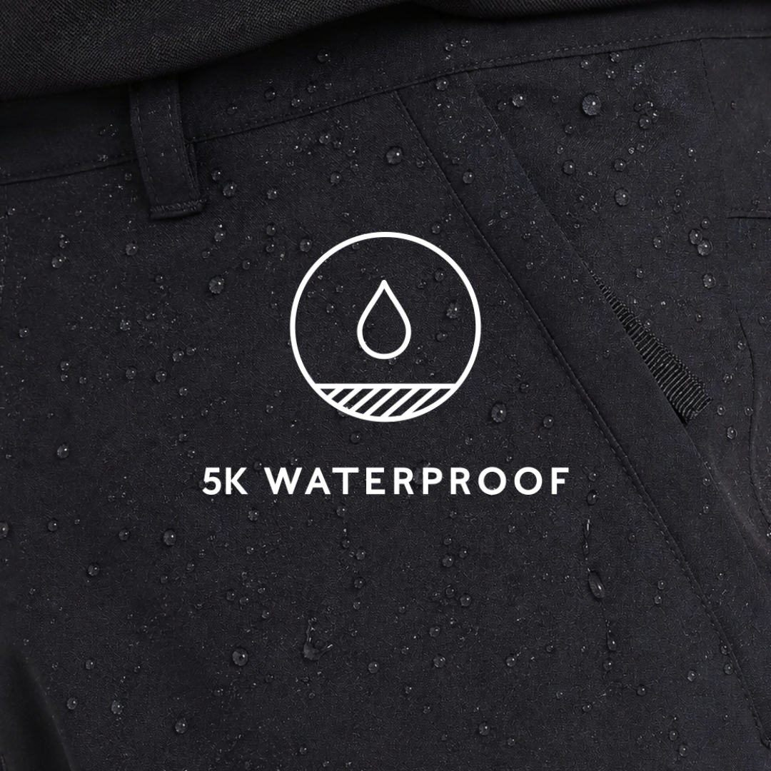 Silsden Mens Waterproof Trousers Short - Black - Image 9