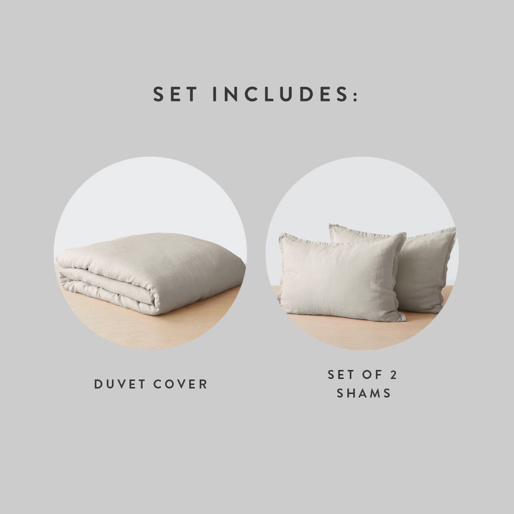 Stonewashed Linen Duvet Cover - Image 106