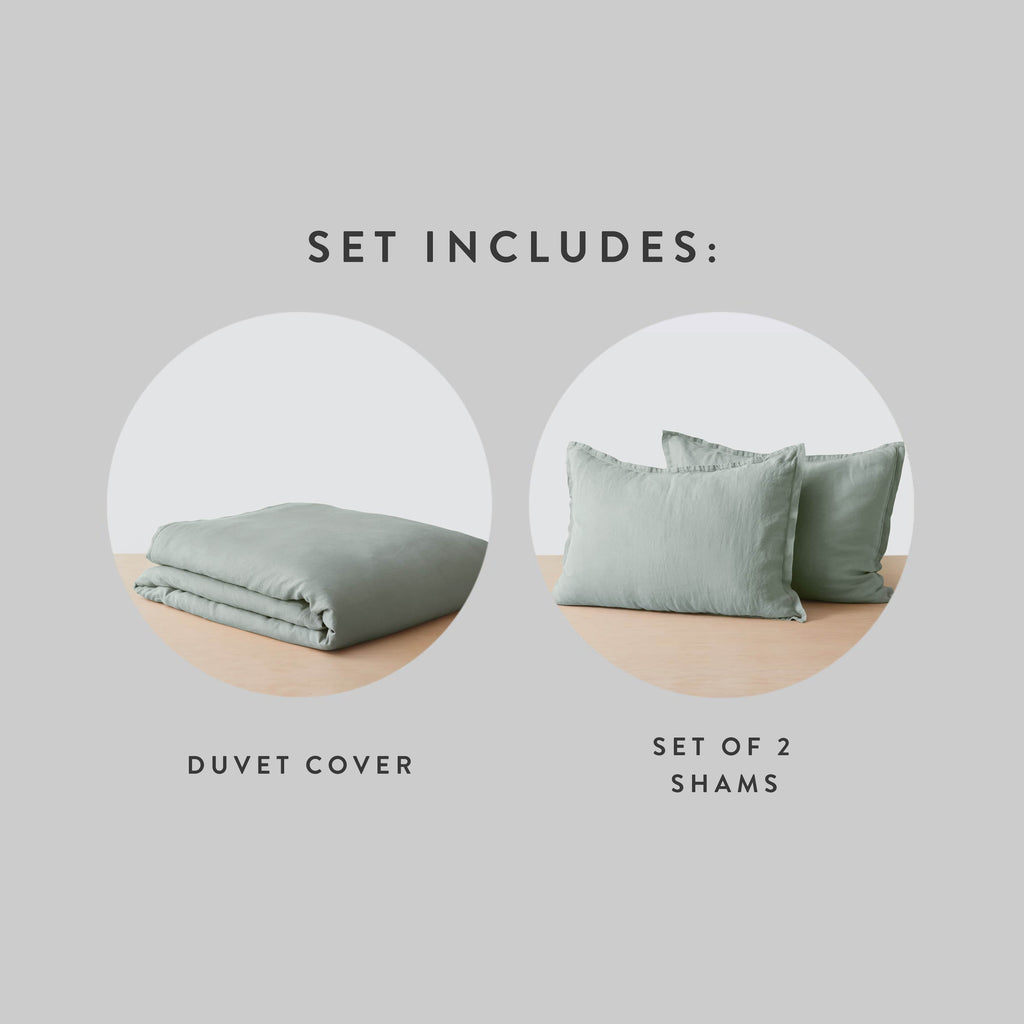 Stonewashed Linen Duvet Cover - Image 109