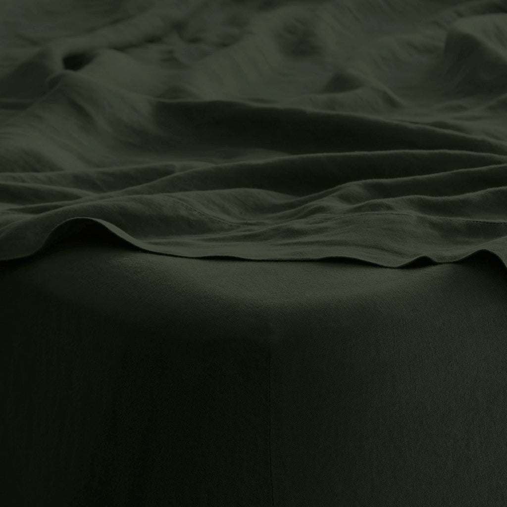 Stonewashed Linen Sheet Set - Image 66