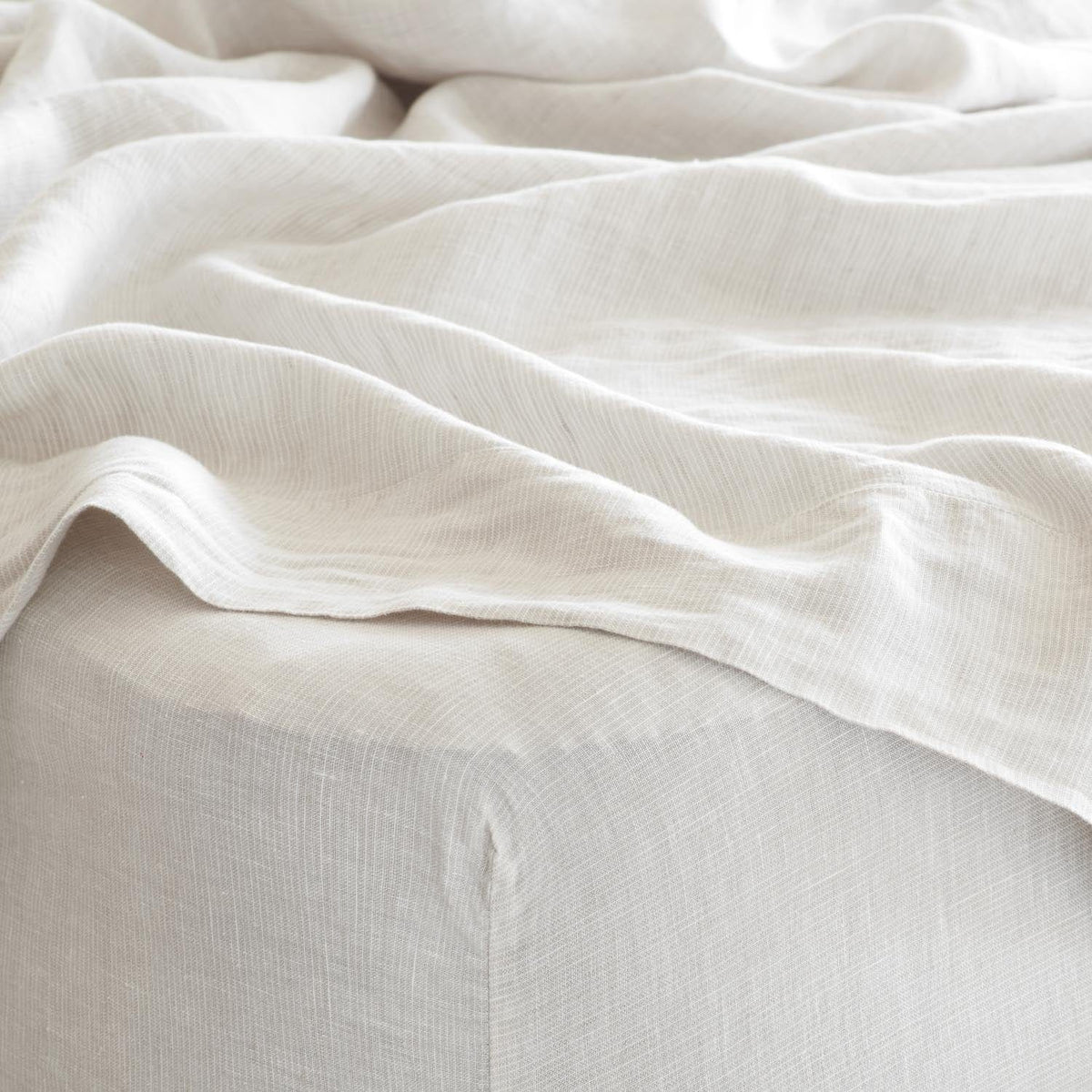 Stonewashed Linen Sheet Set - Image 47