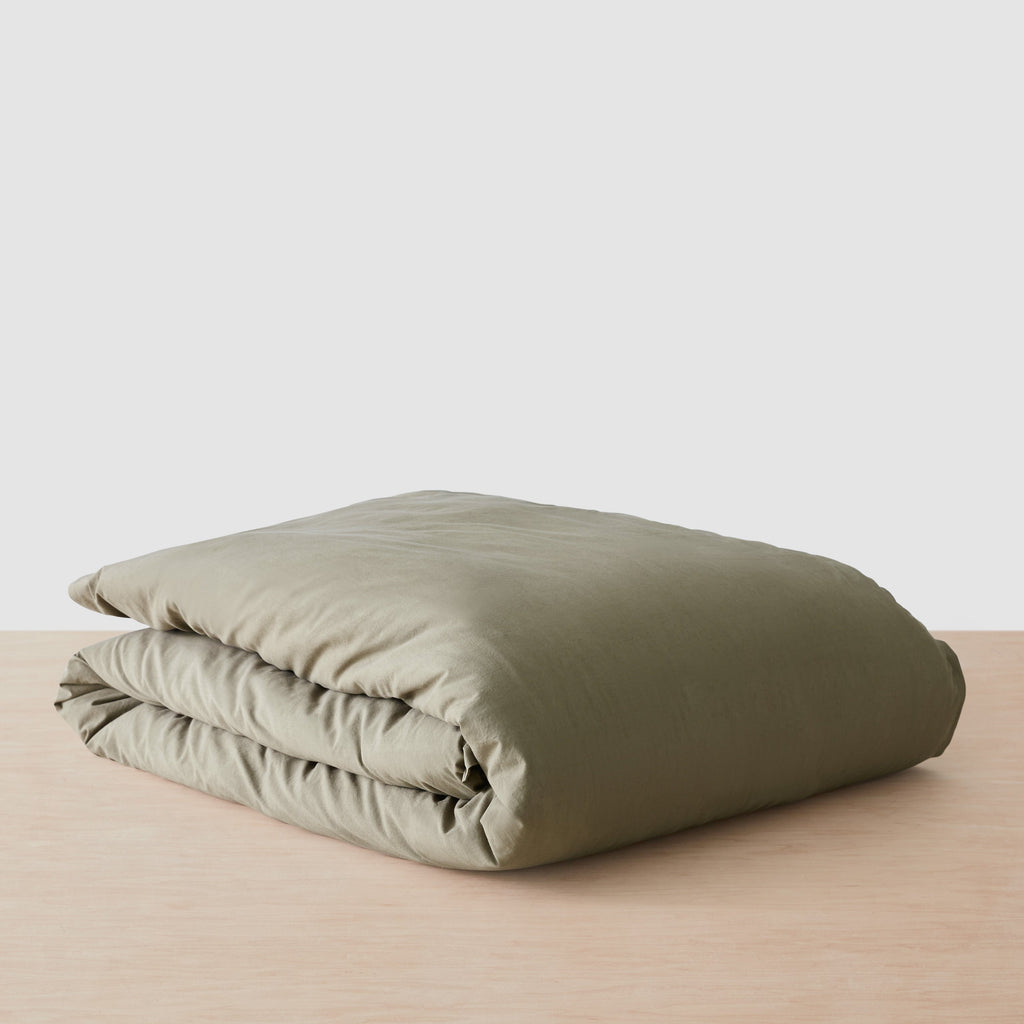 Stonewashed Organic Cotton Percale Duvet Cover - Image 37