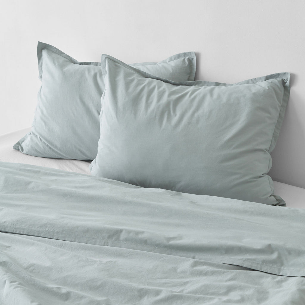 Stonewashed Organic Cotton Percale Duvet Cover - Image 21