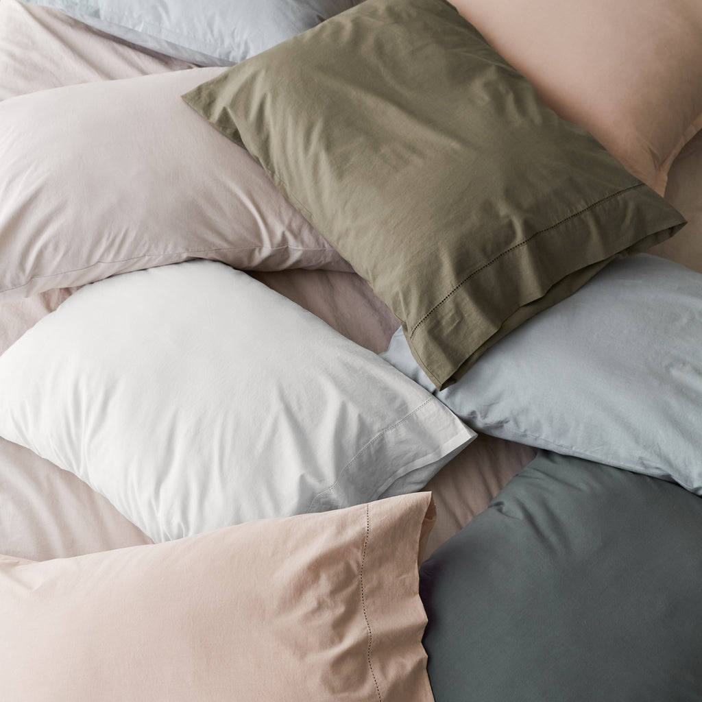 Stonewashed Organic Cotton Percale Pillowcases - Image 14