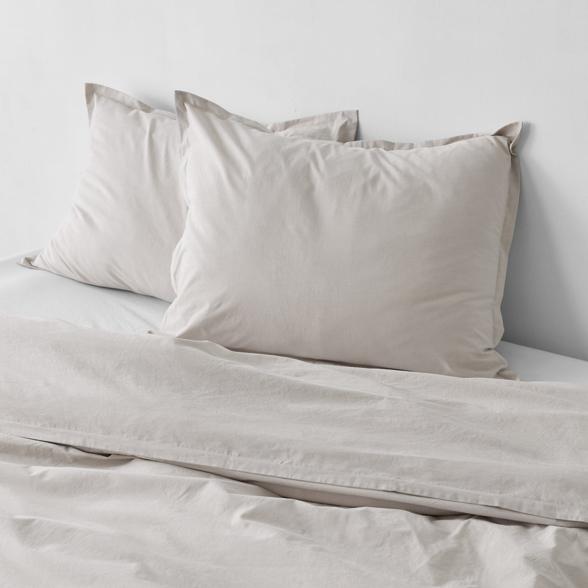 Stonewashed Organic Cotton Percale Shams - Image 19