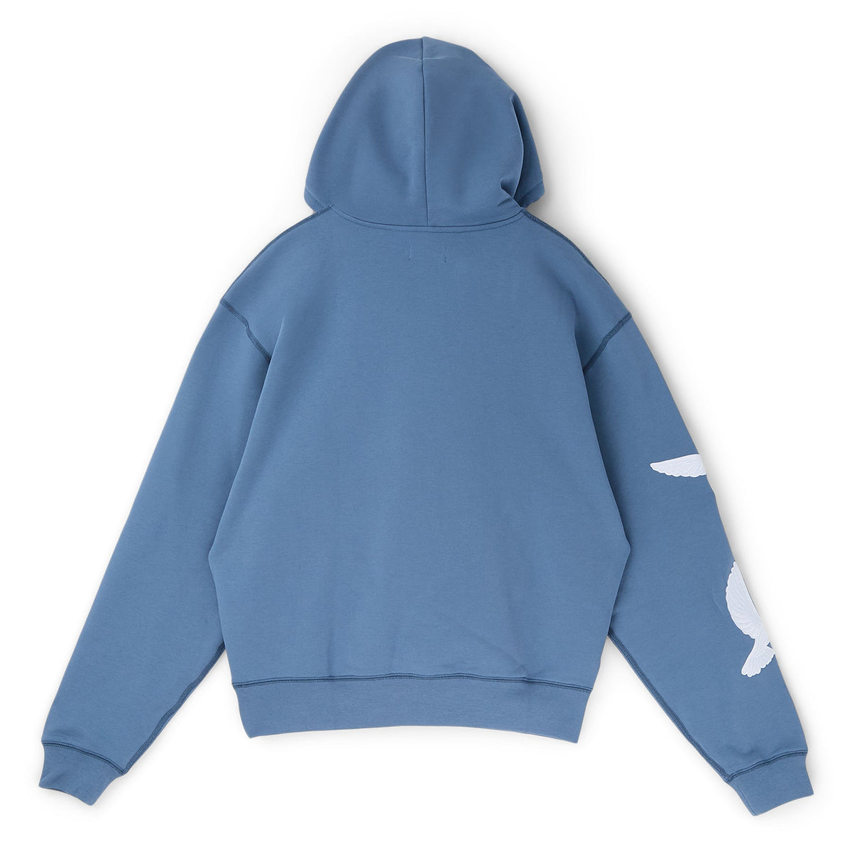3.Paradis Flying Doves Hooded Sweater (Bluegrey) - Image 2