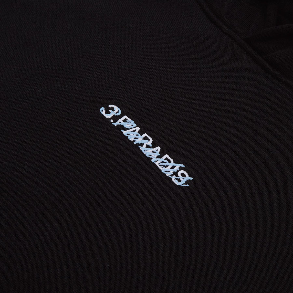 3.Paradis Double 3.Paradis Hooded Sweater (Trueblack) - Image 4