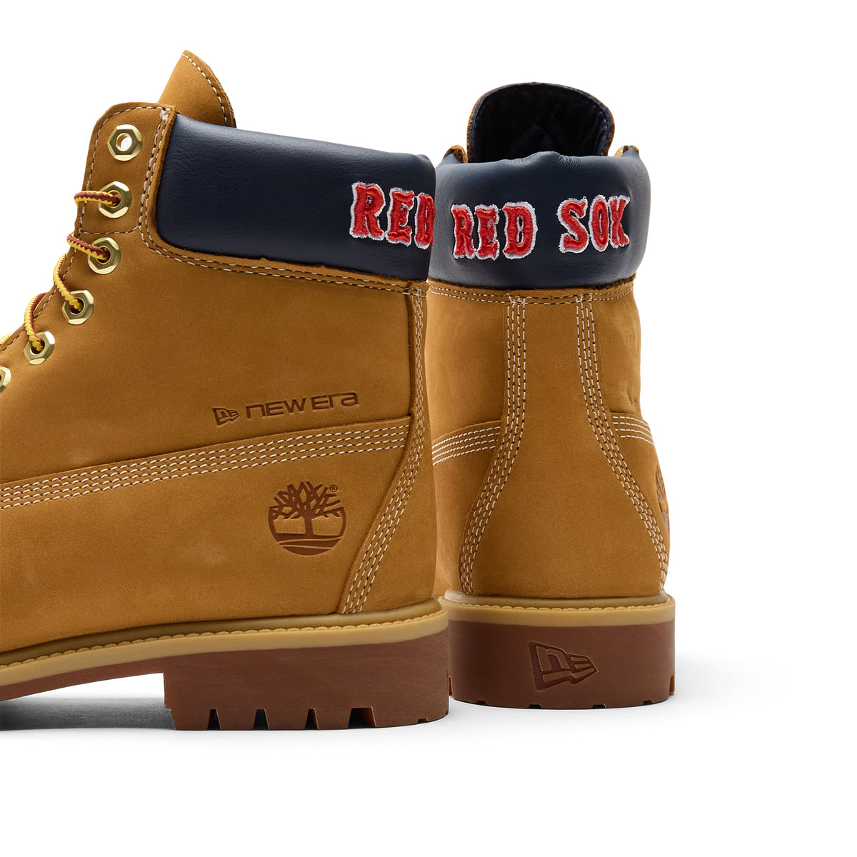 Timberland x New Era x Red Sox 6-Inch Waterproof Boot (Wheat Red Sox) - Image 5