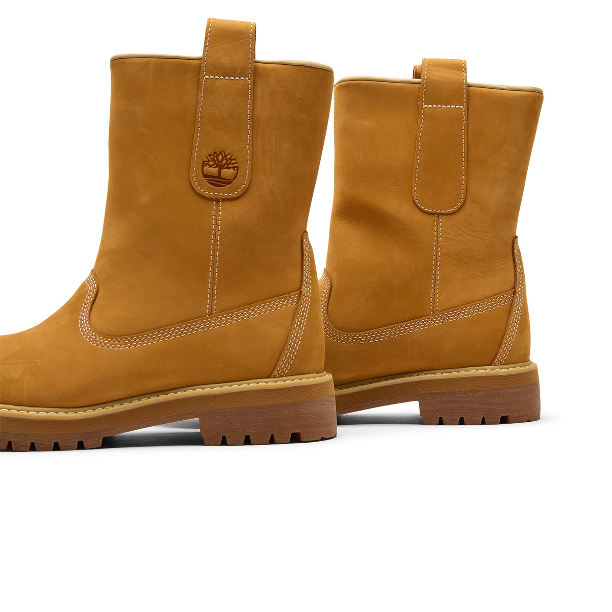 Timberland Mid Pull-On Boot (Wheat Nubuck) - Image 3