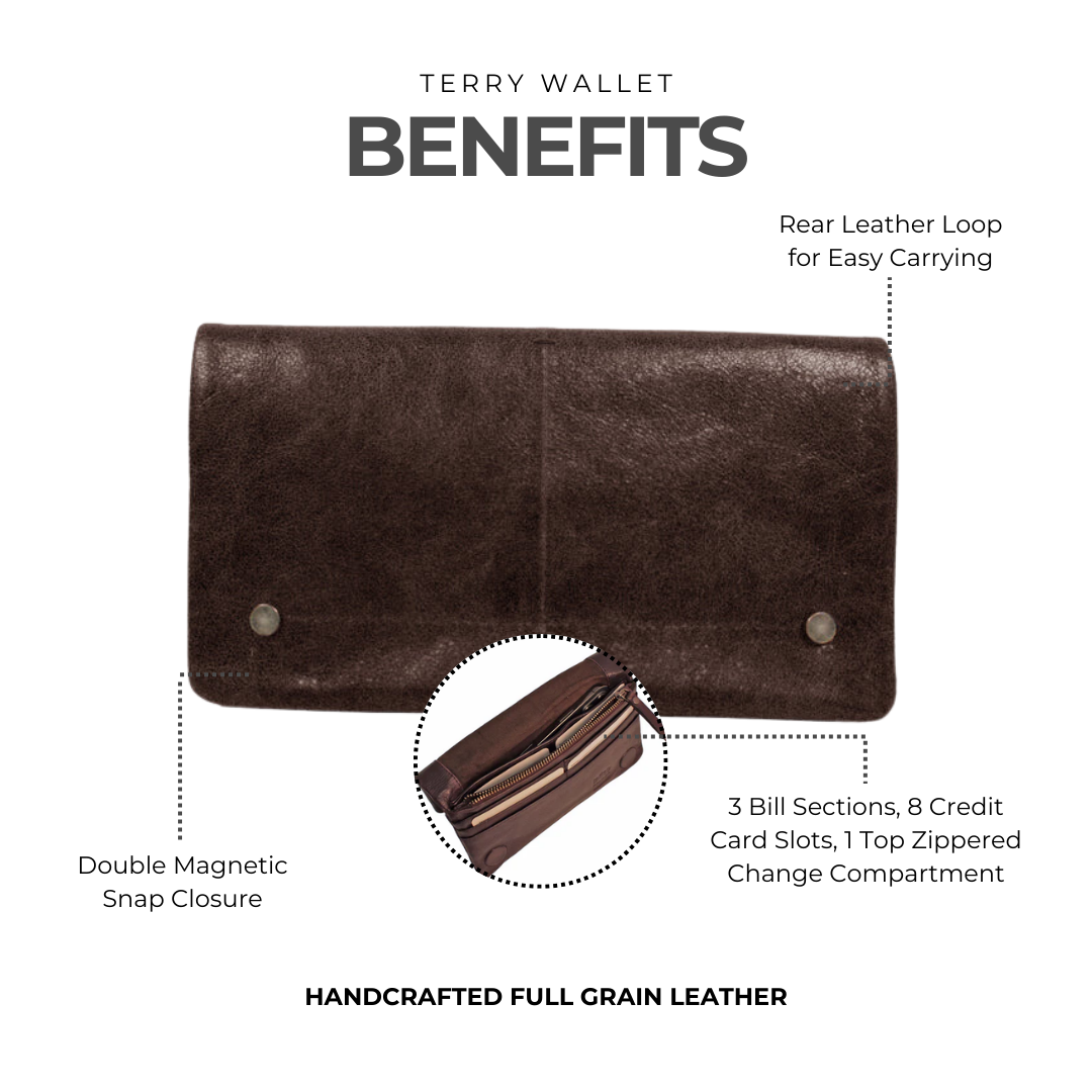 Terry Leather Wallet - Image 12