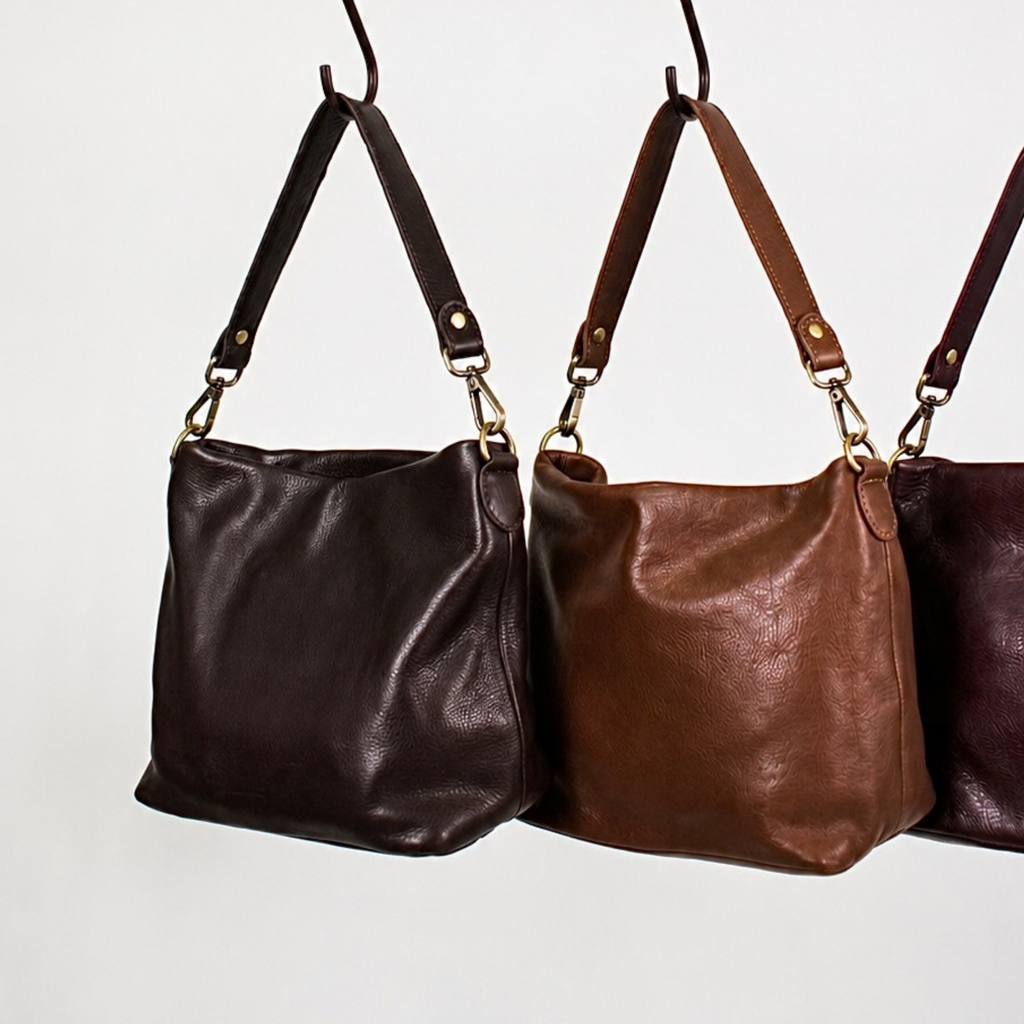 Tabor Milled Leather Crossbody Bag - Image 16