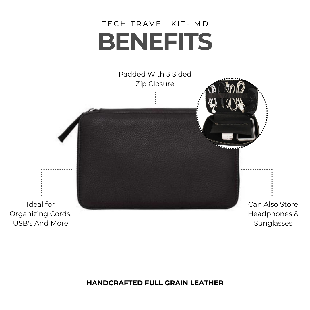 Leather Tech Travel Kit - Md - Image 3