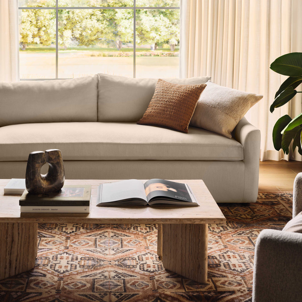 Amata Travertine Coffee Table - Image 2