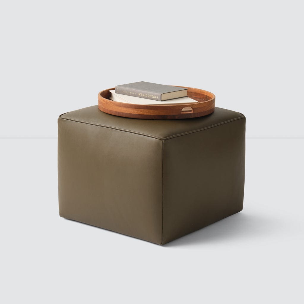 Torres Square Leather Ottoman - Medium & Large - Image 23