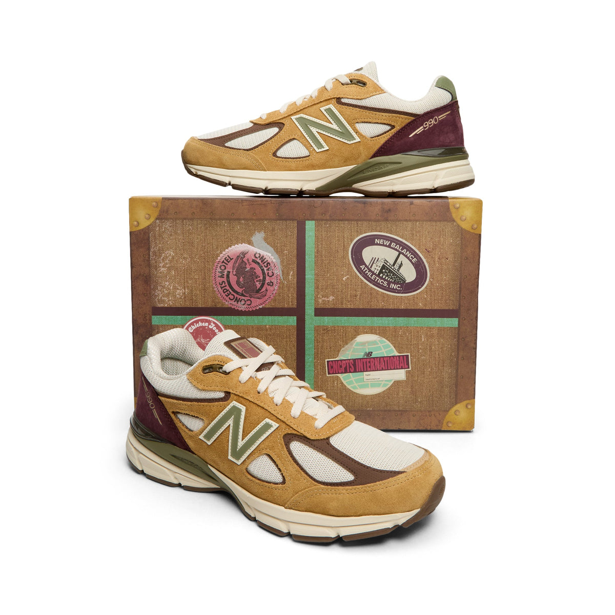 CNCPTS x New Balance 990v4 “Patina" (Pumpernickel/Dark Olivine) - Image 11