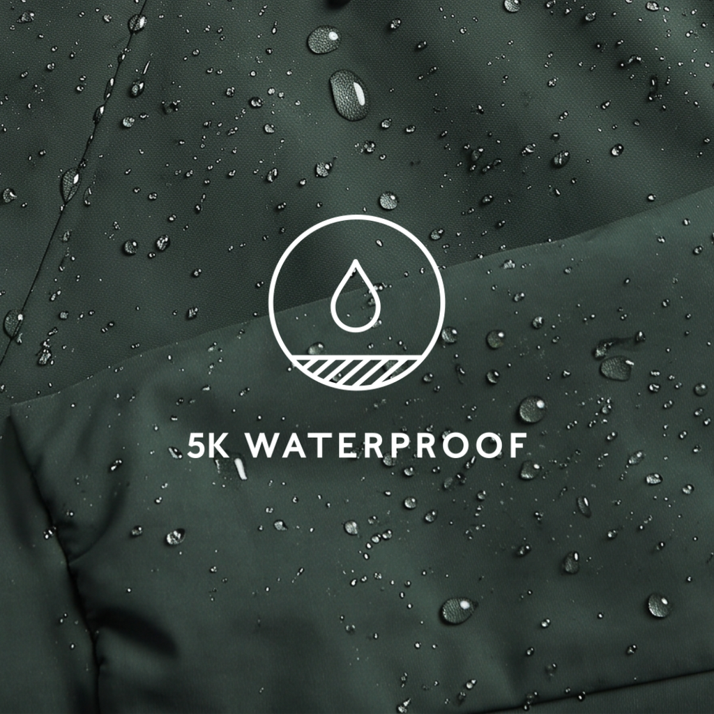 Uma Womens Waterproof Down Insulated Parka - Racing Green - Image 8