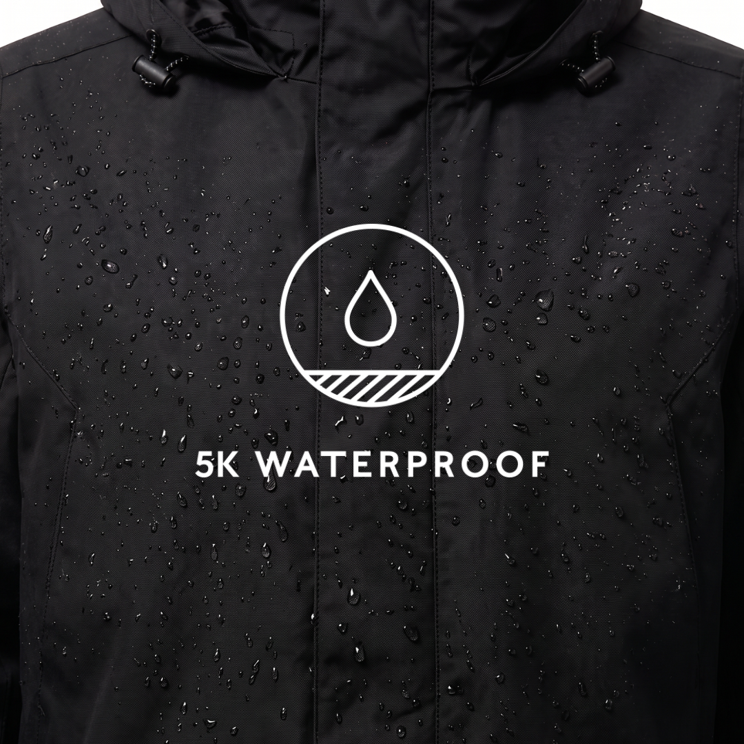 Airton Womens Waterproof Jacket - Black - Image 6