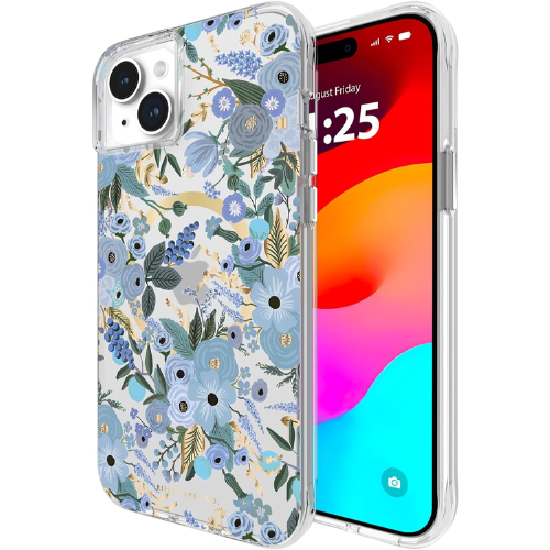 Case-Mate Rifle Paper Co. Case (MagSafe) - Garden Party Blue - iPhone 15 Plus - Image 2