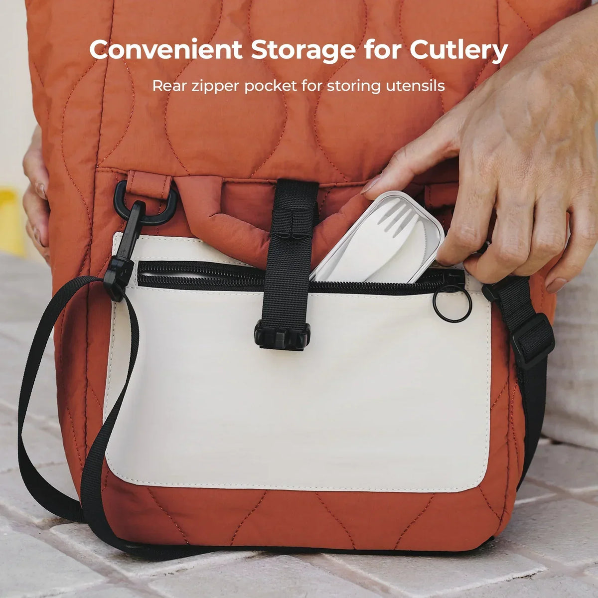 Paz Roll Top Lunch Bag - Image 7