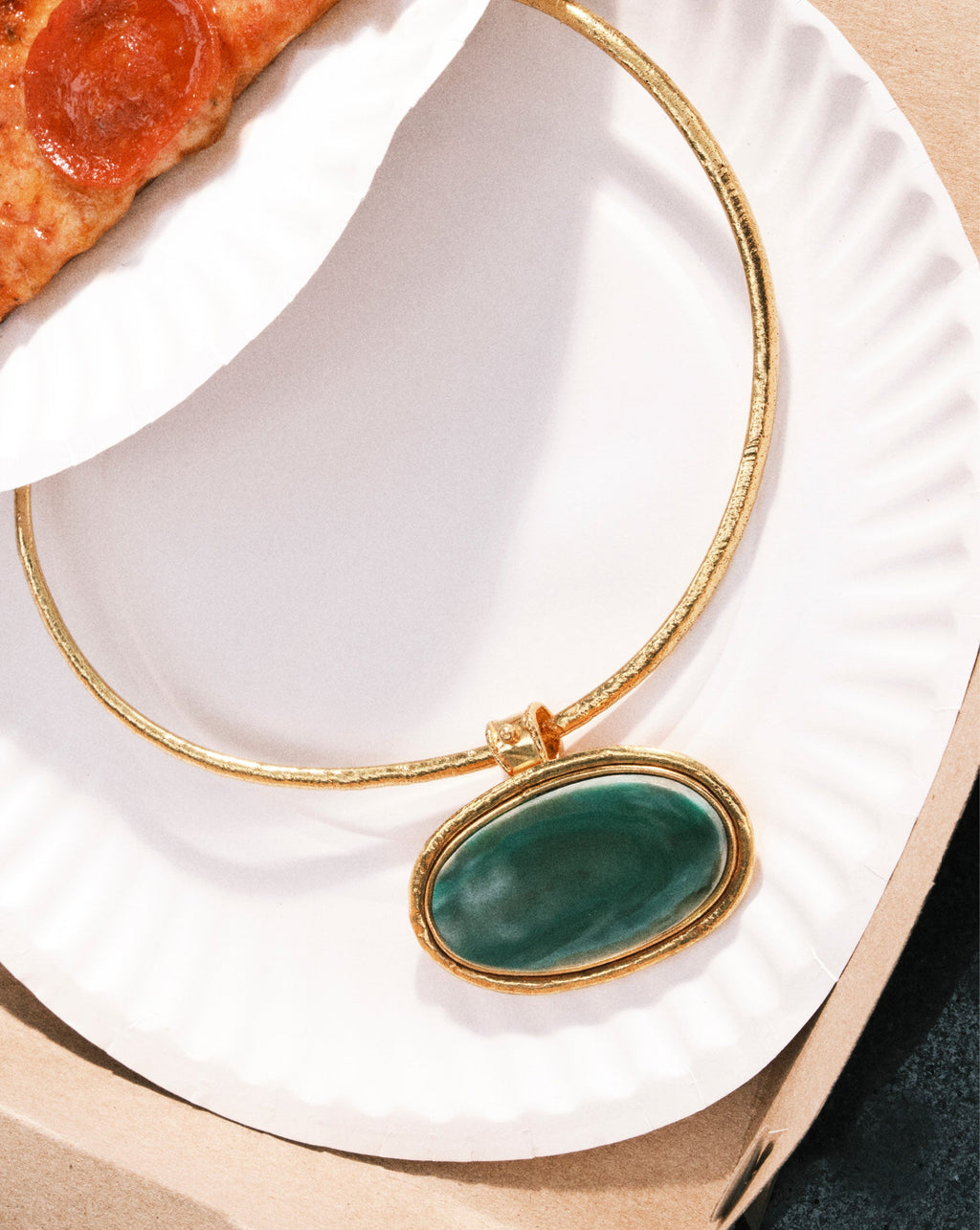 Dakota Green Agate Necklace - Image 5