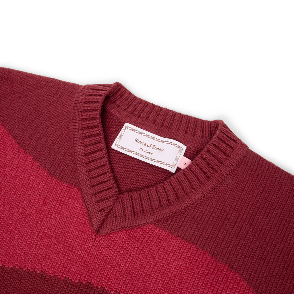 House of Sunny The Red Landscape Sweater (Ruby Red) - Image 3