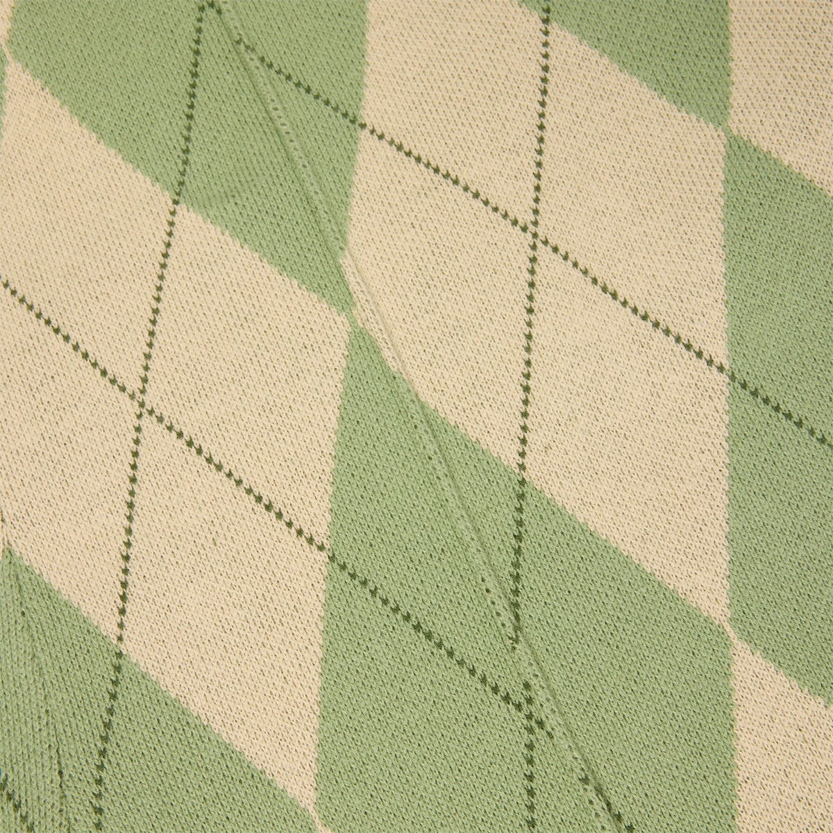 House of Sunny Argyle Lounge Pant (Matcha) - Image 3