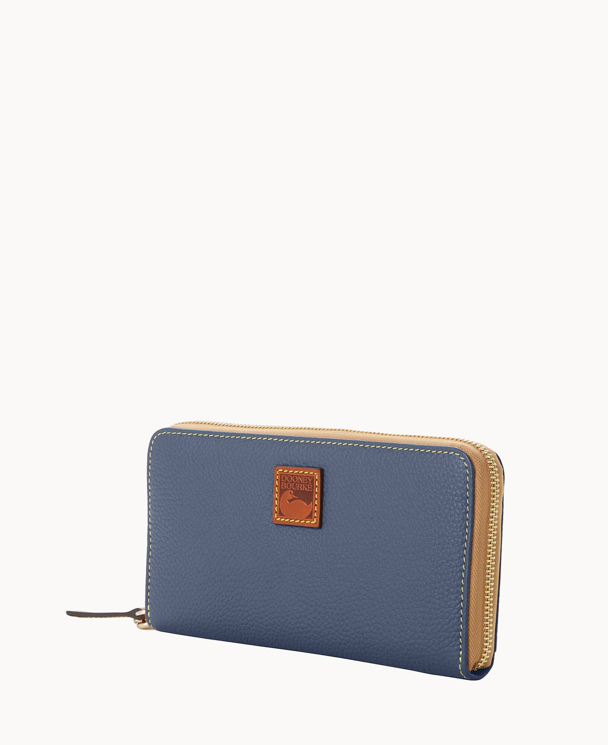 Pebble Grain Large Zip Around Wristlet - Image 50