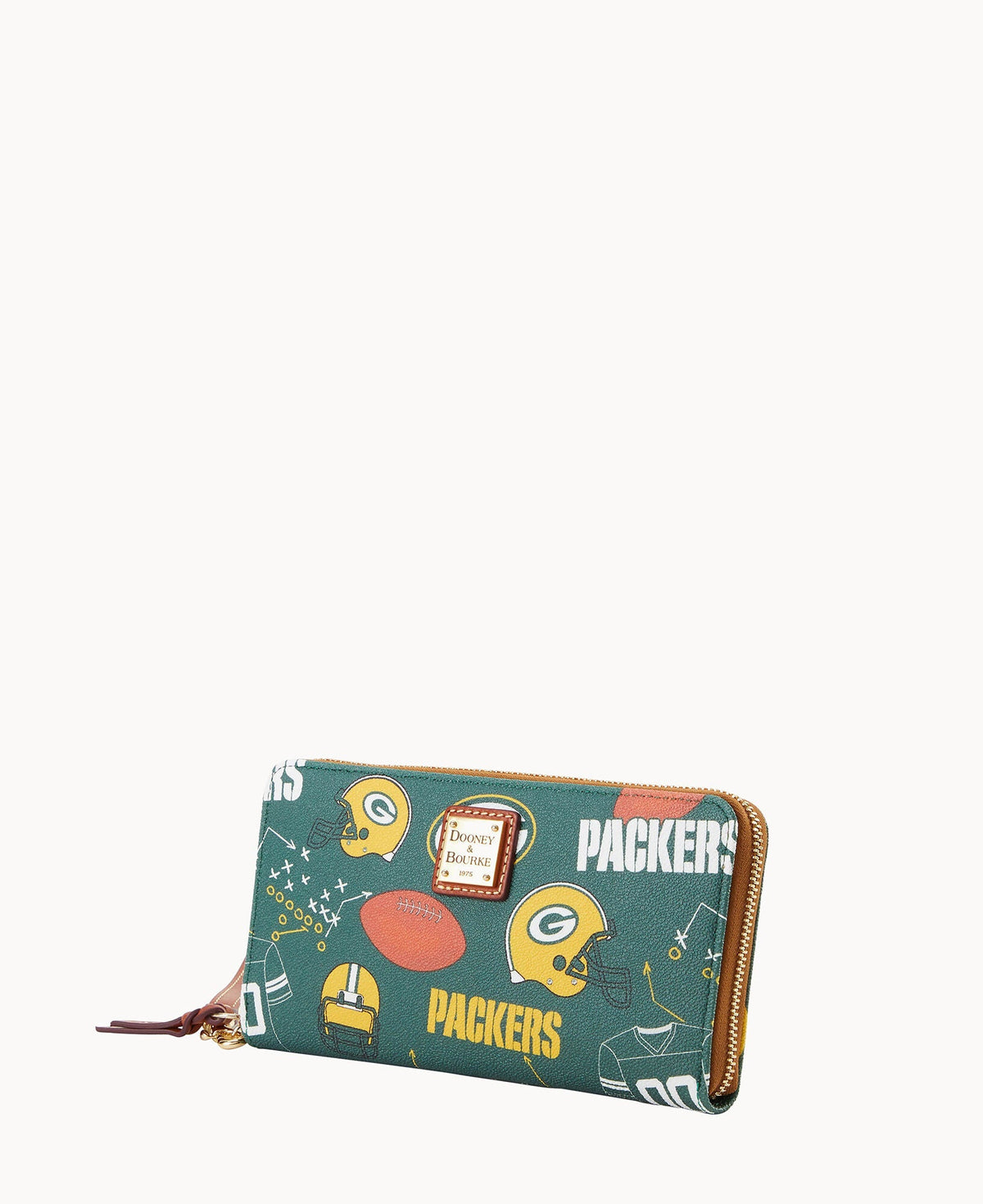NFL Packers Large Zip Around Wristlet - Image 2