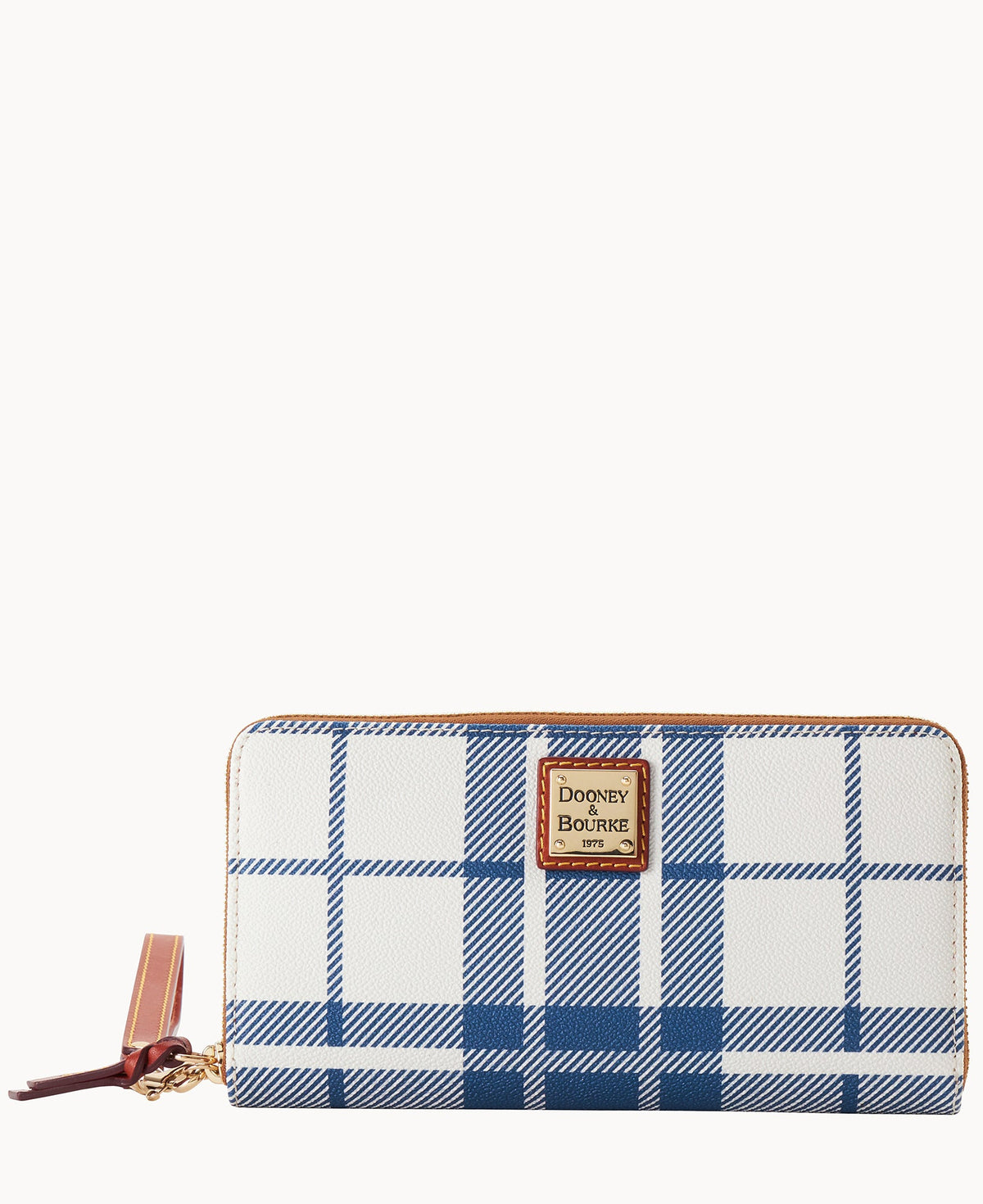 Oxford Large Zip Around Wallet - Navy