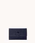 Florentine Flap Wallet - Navy