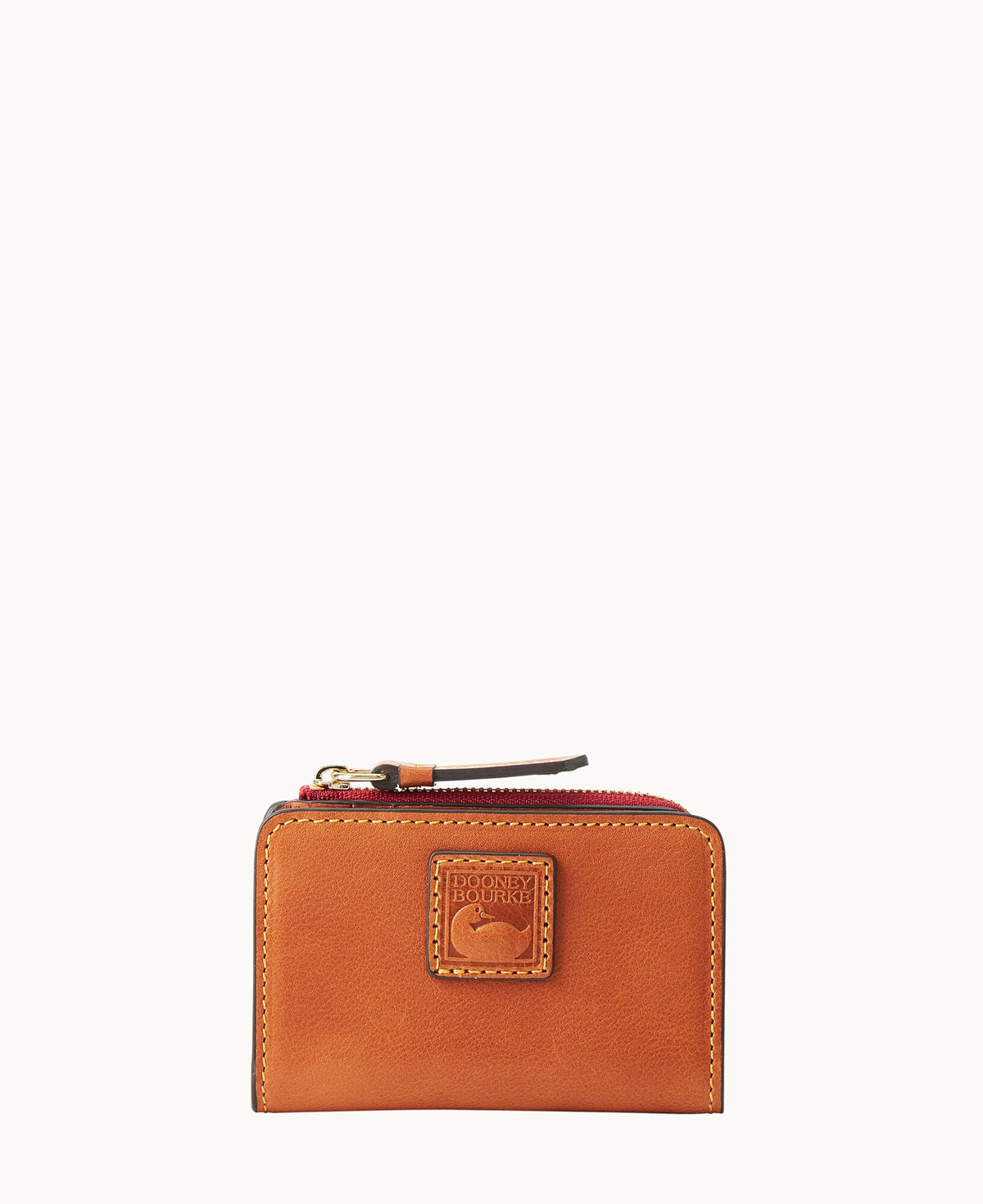 Florentine Zip Credit Card Wallet 12 - Natural