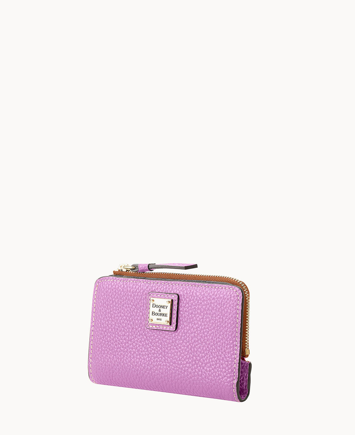 Pebble Grain Zip Credit Card Wallet 14 - Image 77