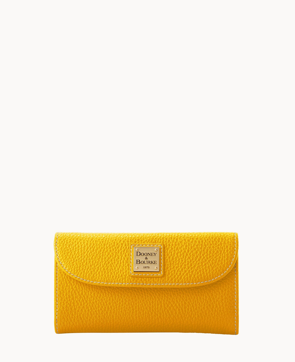 Lucca Leather Continental Clutch - Dandelion