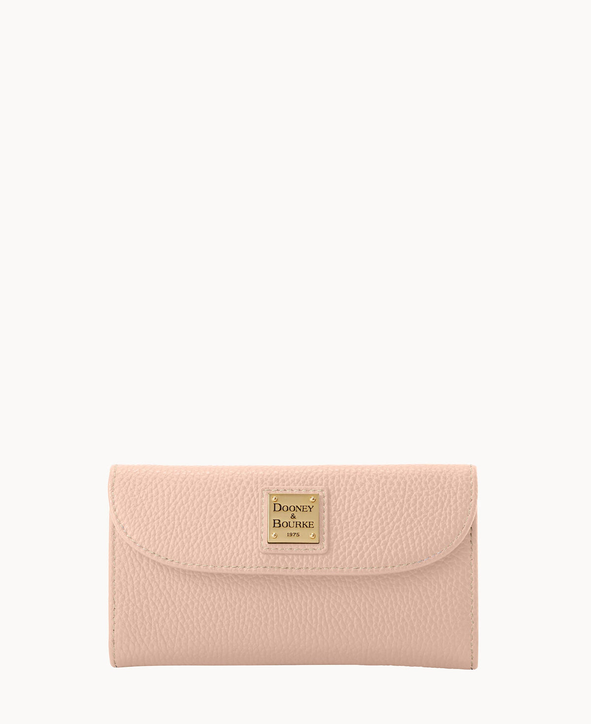 Lucca Leather Continental Clutch - Blush