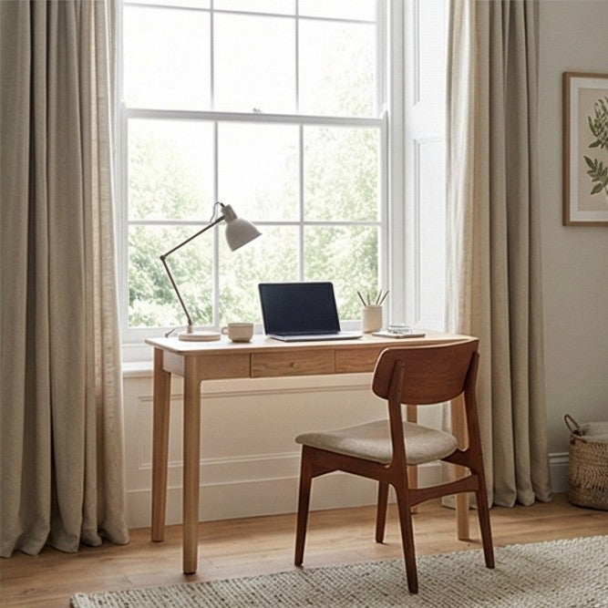 Wright Oak Desk and Dressing Table - Image 6