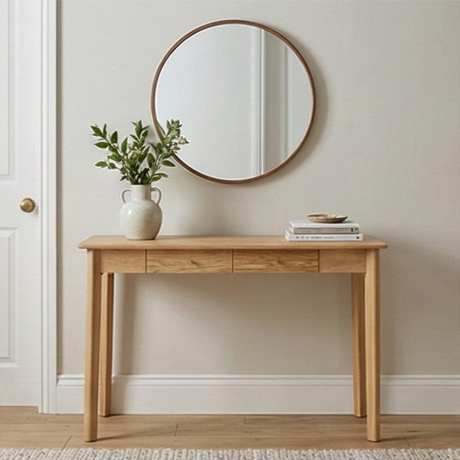 Wright Oak Desk and Dressing Table
