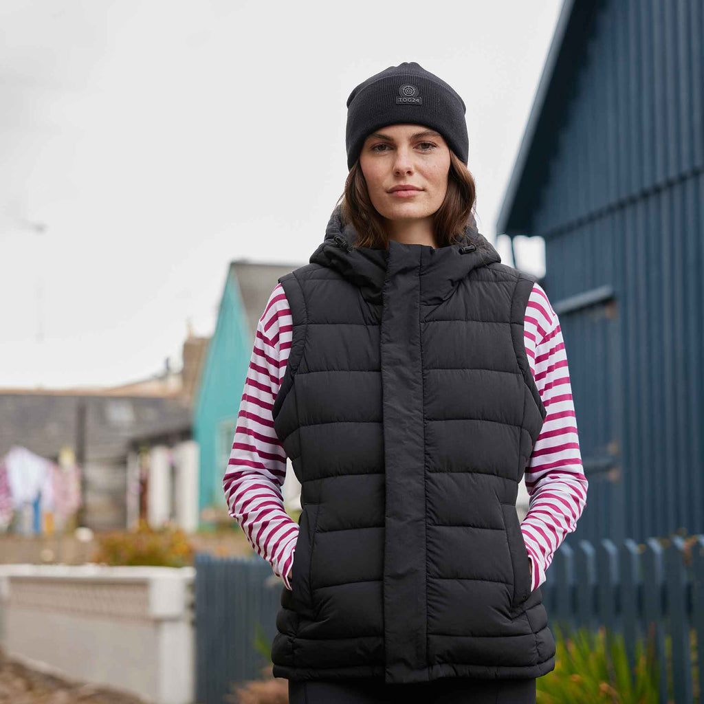 Wyness Womens Shower Resistant Insulated Jacket - Black - Image 9