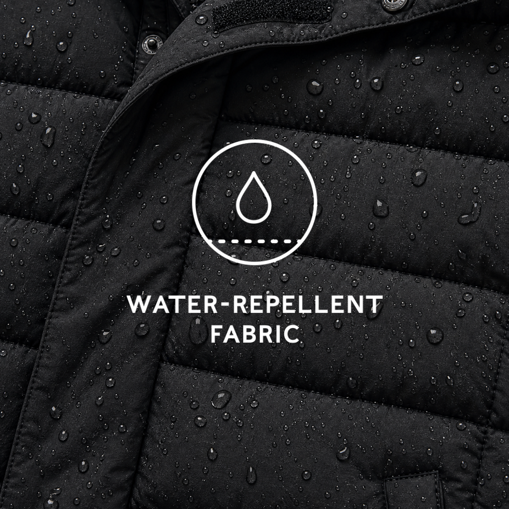 Wyness Womens Shower Resistant Insulated Jacket - Black - Image 10