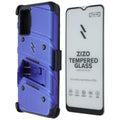 Zizo BOLT Series Case and Holster for Samsung Galaxy A02s - Blue/Black - New