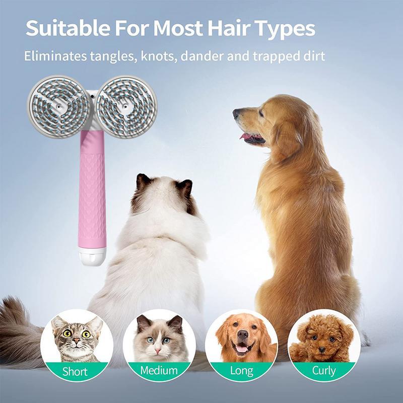 Double-Headed Pet Brush with Negative Ion - Image 3